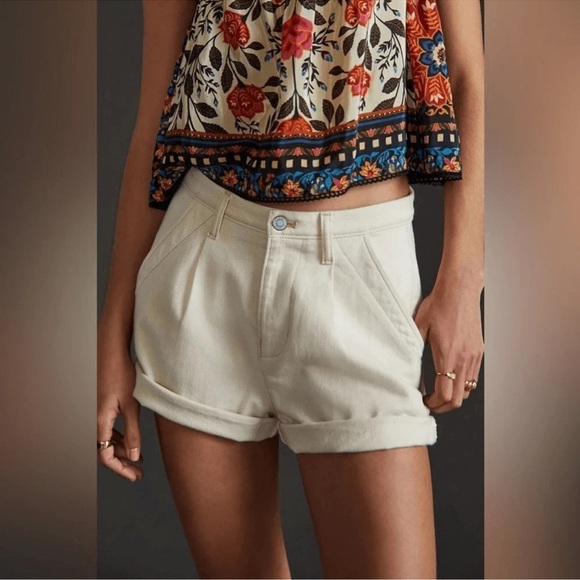 Anthropologie Pilcro Chino Shorts Size 29 Petite - Picture 3 of 15